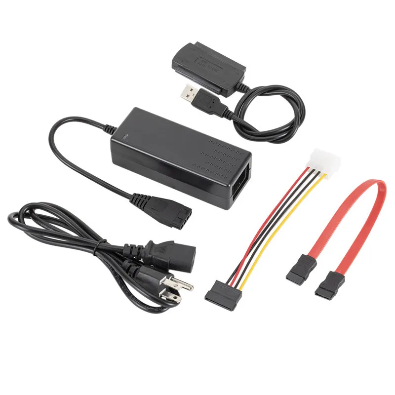 SATA/PATA/IDE Drive To USB 2.0 Adapter Converter Cable for 2.5 / 3.5 Inch Hard Drive Adapter Converter Cable 480 MB/s
SATA/PATA/IDE Drive To USB 2.0 Adapter Converter Cable for 2.5 / 3.5 Inch Hard Drive Adapter Converter Cable 480 MB/s