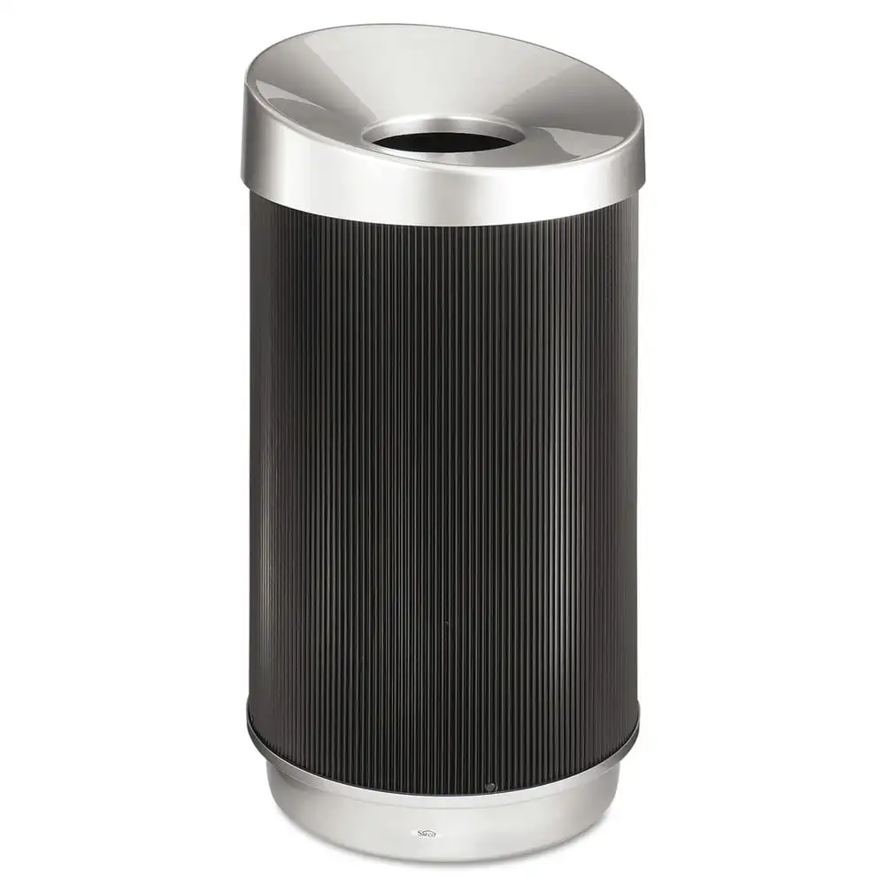 Safco 9799BL 38 gal. Round, Polyethylene, At-Your-Disposal Vertex Receptacle - Black/Chrome
Safco 9799BL 38 gal. Round, Polyethylene, At-Your-Disposal Vertex Receptacle - Black/Chrome