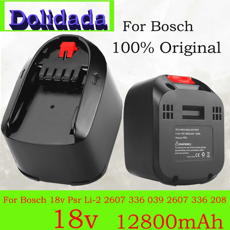 Литий-ионный аккумулятор для Bosch 18 в 100% Ач, PBA PSB PSR PST Bosch, инструменты для дома и сада (только для Type C) AL1830CV AL1810CV AL
Литий-ионный аккумулятор для Bosch 18 в 100% Ач, PBA PSB PSR PST Bosch, инструменты для дома и сада (только для Type C) AL1830CV AL1810CV AL