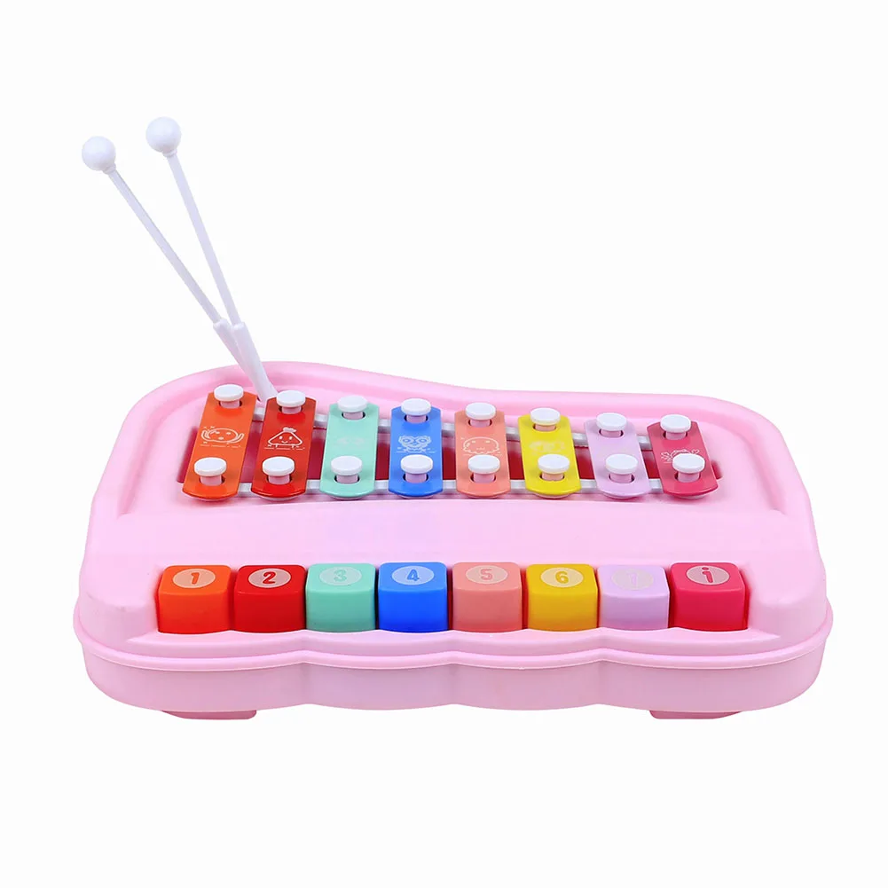 1pc Hand Percussion Musicial ABS Eight-Tone Hand With Sticks Learning Educational Toys Wooden Xylophone With Drumstick
1pc Hand Percussion Musicial ABS Eight-Tone Hand With Sticks Learning Educational Toys Wooden Xylophone With Drumstick