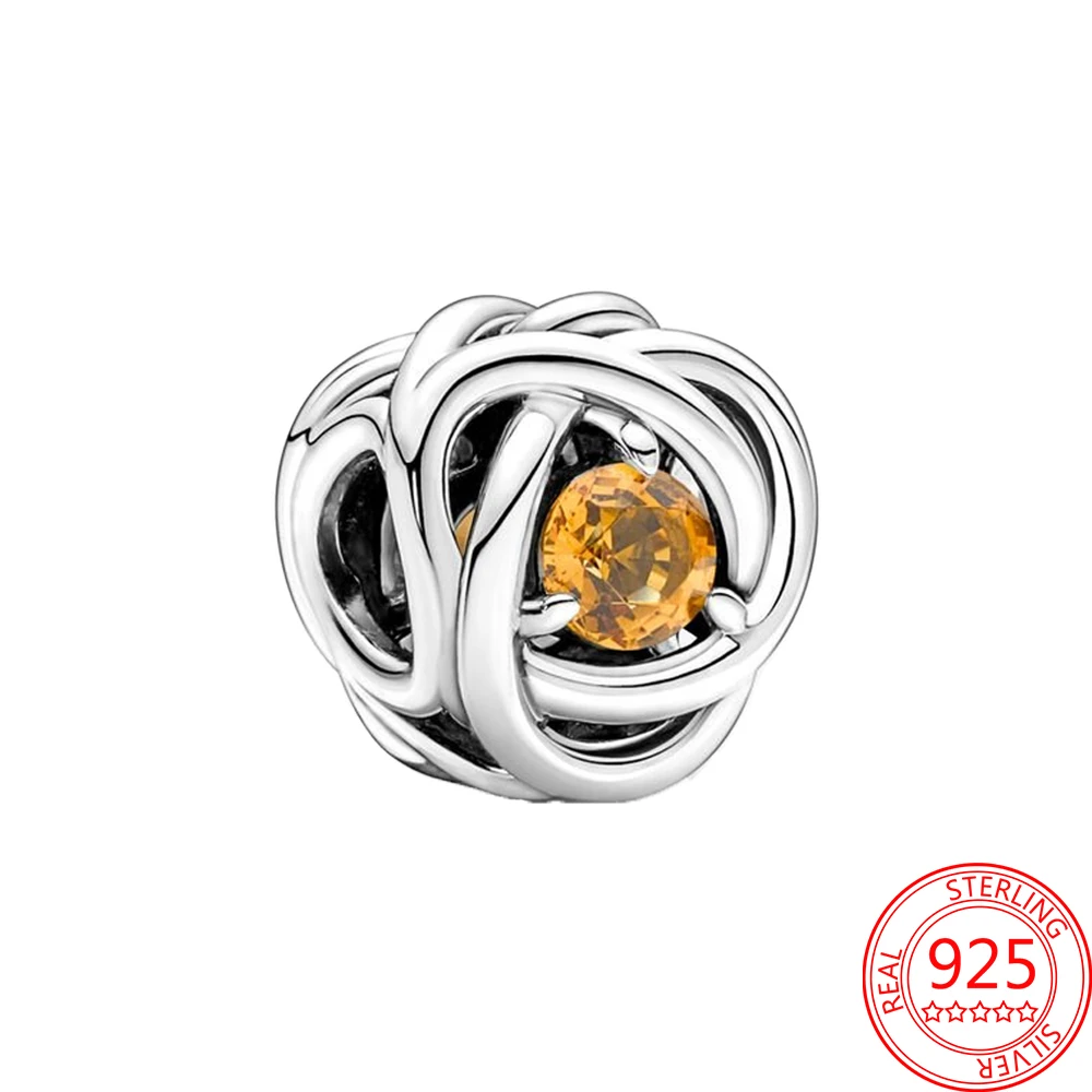 Lucky Yellow Cr. Bead November Birthstone Eternity Circle Charm Fit Pandora Bracelet S925 Sliver Girl Jewelry Birthday Gift
Lucky Yellow Cr. Bead November Birthstone Eternity Circle Charm Fit Pandora Bracelet S925 Sliver Girl Jewelry Birthday Gift