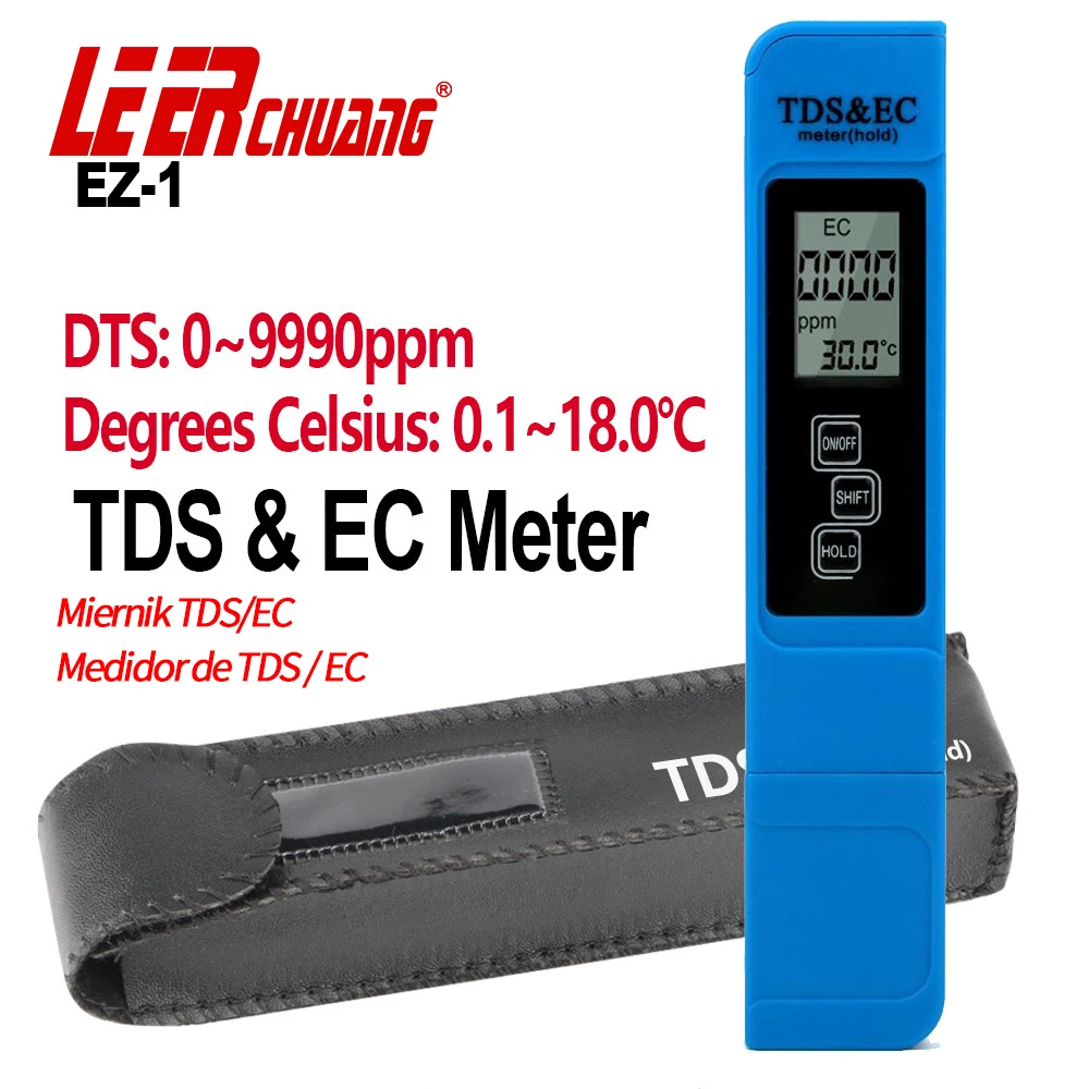 26 Pcs TDS Meter Digital Water Tester TDS EC Meter 0-9990ppm Water Purity Temperature Meter TEMP PPM Tester Wholesale 50%Off
26 Pcs TDS Meter Digital Water Tester TDS EC Meter 0-9990ppm Water Purity Temperature Meter TEMP PPM Tester Wholesale 50%Off