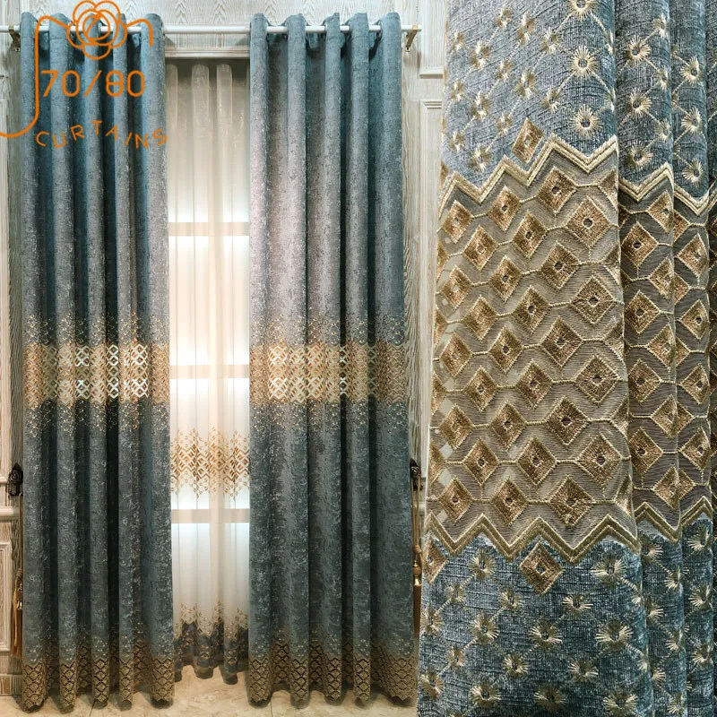 Light Luxury Embroidered Hollow Gauze Curtain Chenille Stitching Curtains for Living Room Bedroom Finished Product Customization
Light Luxury Embroidered Hollow Gauze Curtain Chenille Stitching Curtains for Living Room Bedroom Finished Product Customization