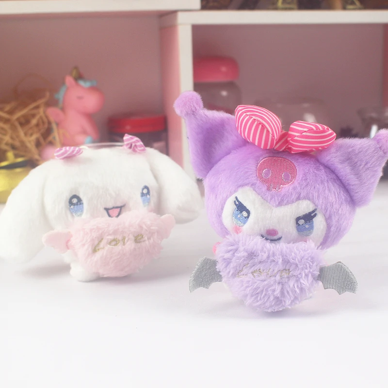 Kawaii Sanrio Kuromi Cinnamoroll Heart-Hugging Pendant Plush Doll Toy Doll Stuffed Animals Stuffed Plush Ornaments Toys for Kids
Kawaii Sanrio Kuromi Cinnamoroll Heart-Hugging Pendant Plush Doll Toy Doll Stuffed Animals Stuffed Plush Ornaments Toys for Kids