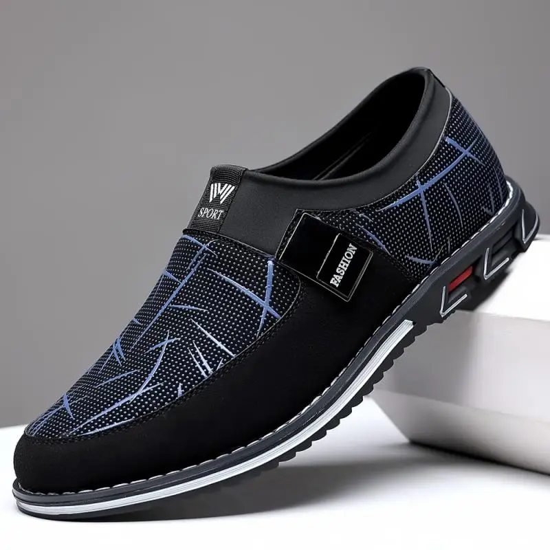 Comfortable Men Casual Leather Shoes Color Matching Trend Set Feet Plus Size Men Loafers Heren Schoenen Chaussures Plates
Comfortable Men Casual Leather Shoes Color Matching Trend Set Feet Plus Size Men Loafers Heren Schoenen Chaussures Plates