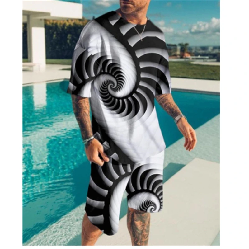 New 2022 Summer Men 3D Printing Top Suit Casual Simple Men T-Shirt Short Sleeve + Shorts Oversized 2 Piece Set
New 2022 Summer Men 3D Printing Top Suit Casual Simple Men T-Shirt Short Sleeve + Shorts Oversized 2 Piece Set