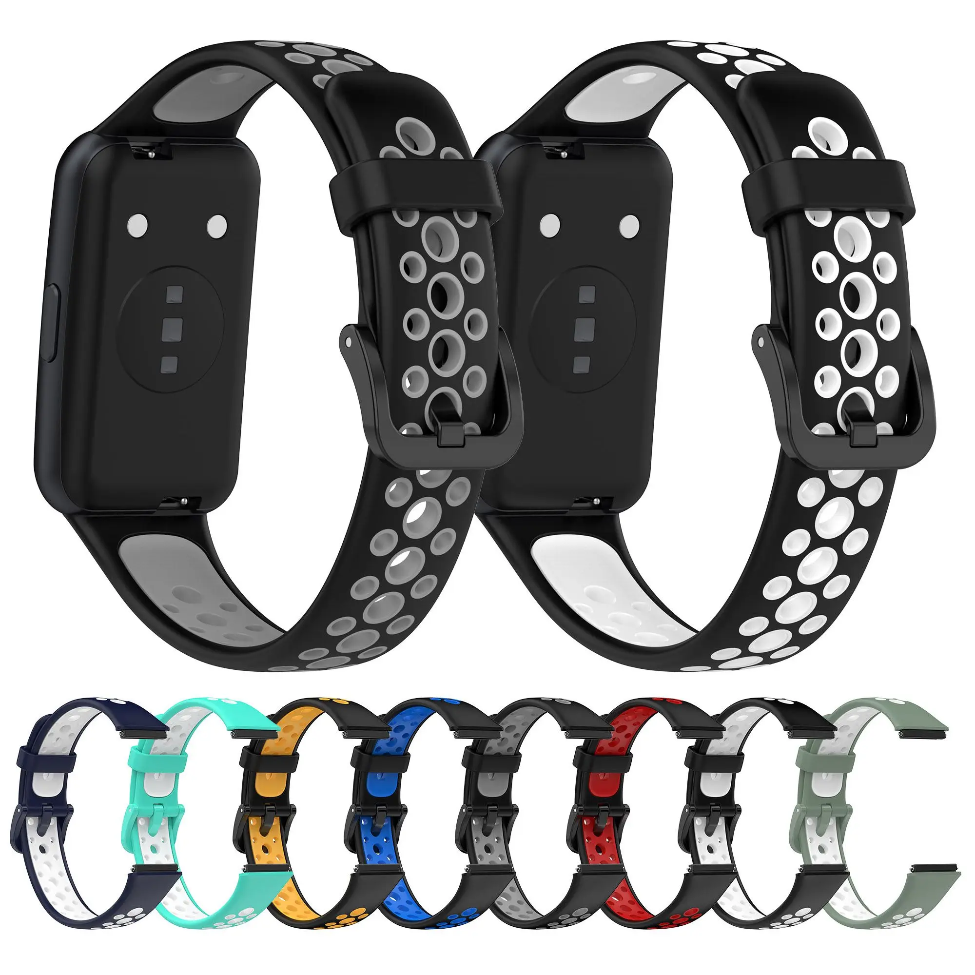 Buckle Breathable Accessories Watchband Replacement Bracelet Silicone Strap For Huawei Band 7
Buckle Breathable Accessories Watchband Replacement Bracelet Silicone Strap For Huawei Band 7