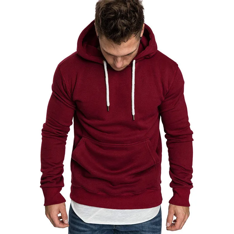 Europe and the United States sports men's hoodie solid color autumn and winter grab velvet pullover hoodie casual hoodie
Europe and the United States sports men's hoodie solid color autumn and winter grab velvet pullover hoodie casual hoodie