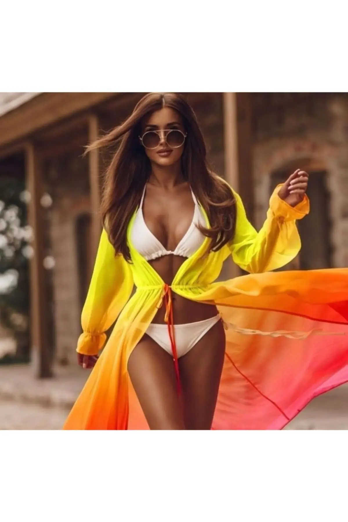 Women's Pareo Chiffon Suit Swimwear Cover Up Dress Sexy Tunic Suit Beachwear Female Beach Bikini Cover Loose Mini Dress
Women's Pareo Chiffon Suit Swimwear Cover Up Dress Sexy Tunic Suit Beachwear Female Beach Bikini Cover Loose Mini Dress