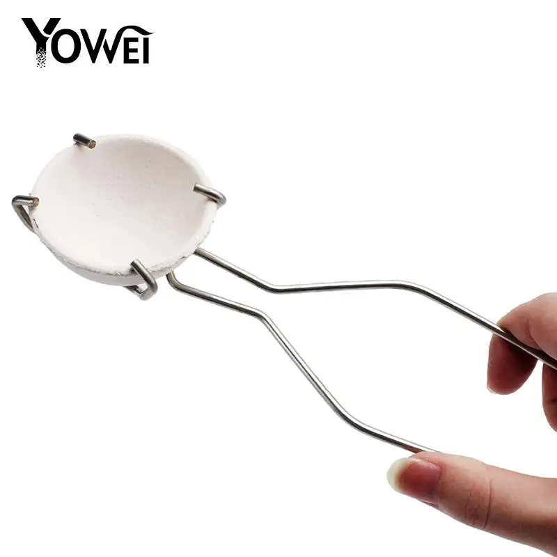 25cm Stainless Steel Crucible Tong Clamp Crucible Pliers White Gold Bowl Melting Gold Furnace Accessories
25cm Stainless Steel Crucible Tong Clamp Crucible Pliers White Gold Bowl Melting Gold Furnace Accessories
