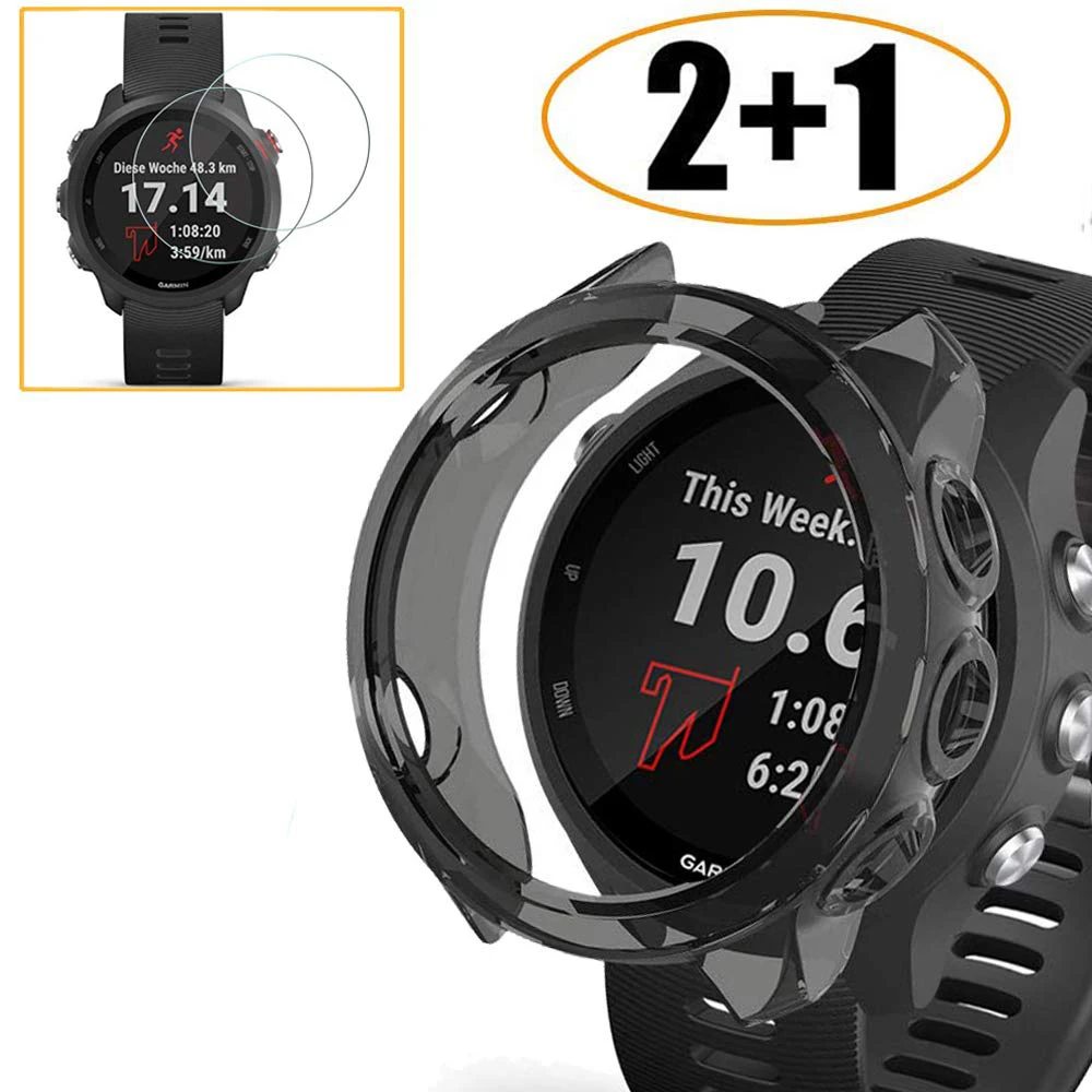 2-в-1 защитный чехол + Защита экрана для Garmin Forerunner 245 245 музыкальный Мягкий ТПУ защитный чехол оболочка Закаленное стекло пленка
2-в-1 защитный чехол + Защита экрана для Garmin Forerunner 245 245 музыкальный Мягкий ТПУ защитный чехол оболочка Закаленное стекло пленка