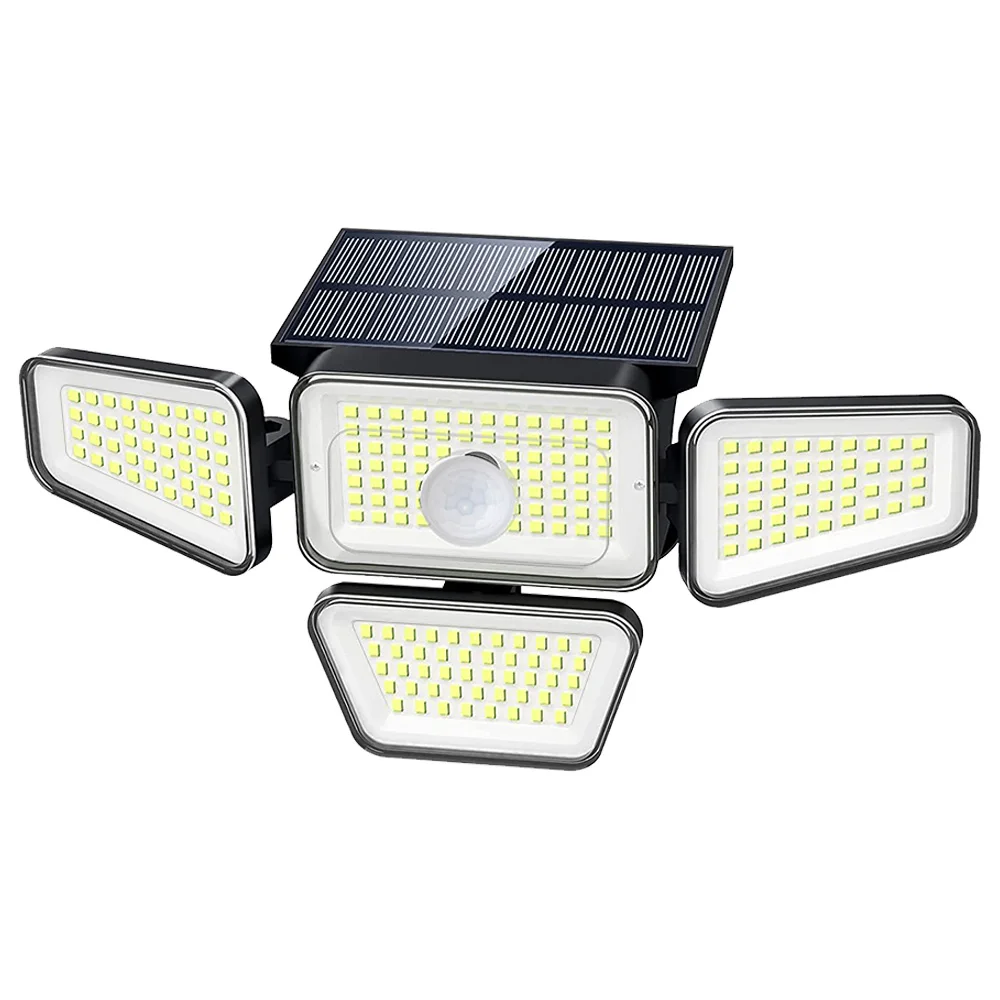 Outdoor Solar Led Spotlight Solar Powered Motion Sensor Sunlight Waterproof 4 Heads 3 Modes Wall Lamp Terrace Balcony Decoration
Outdoor Solar Led Spotlight Solar Powered Motion Sensor Sunlight Waterproof 4 Heads 3 Modes Wall Lamp Terrace Balcony Decoration