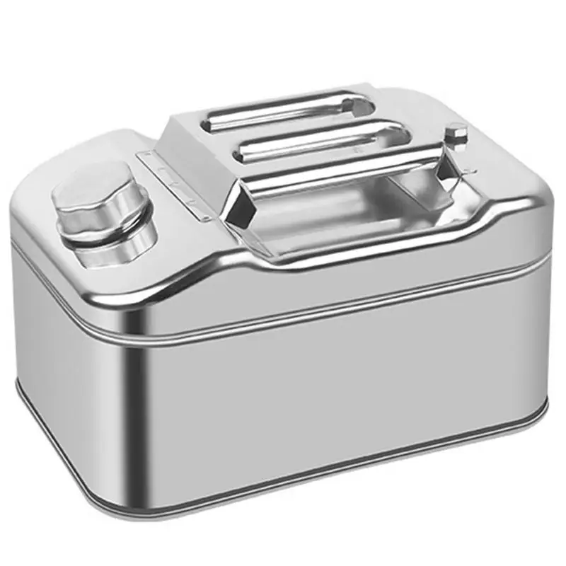 Stainless Steel Fuels Can Square Metal Gases Container Anti-Static Fireproof And Leak-Proof Gases Oil Barrel Transporting Tools
Stainless Steel Fuels Can Square Metal Gases Container Anti-Static Fireproof And Leak-Proof Gases Oil Barrel Transporting Tools