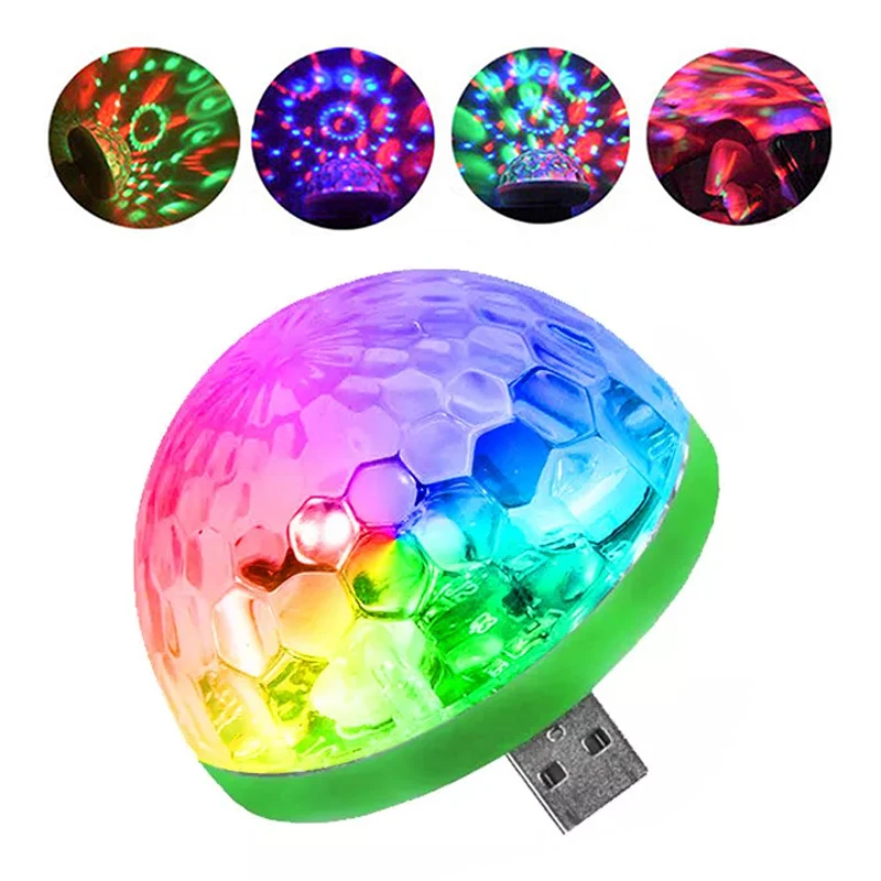 USB LED Light Mini Stage DJ Disco Ball Lights Atmosphere Car Interior Neon Lighting Party Bar Effect 5V RGB Colorful Lamp
USB LED Light Mini Stage DJ Disco Ball Lights Atmosphere Car Interior Neon Lighting Party Bar Effect 5V RGB Colorful Lamp