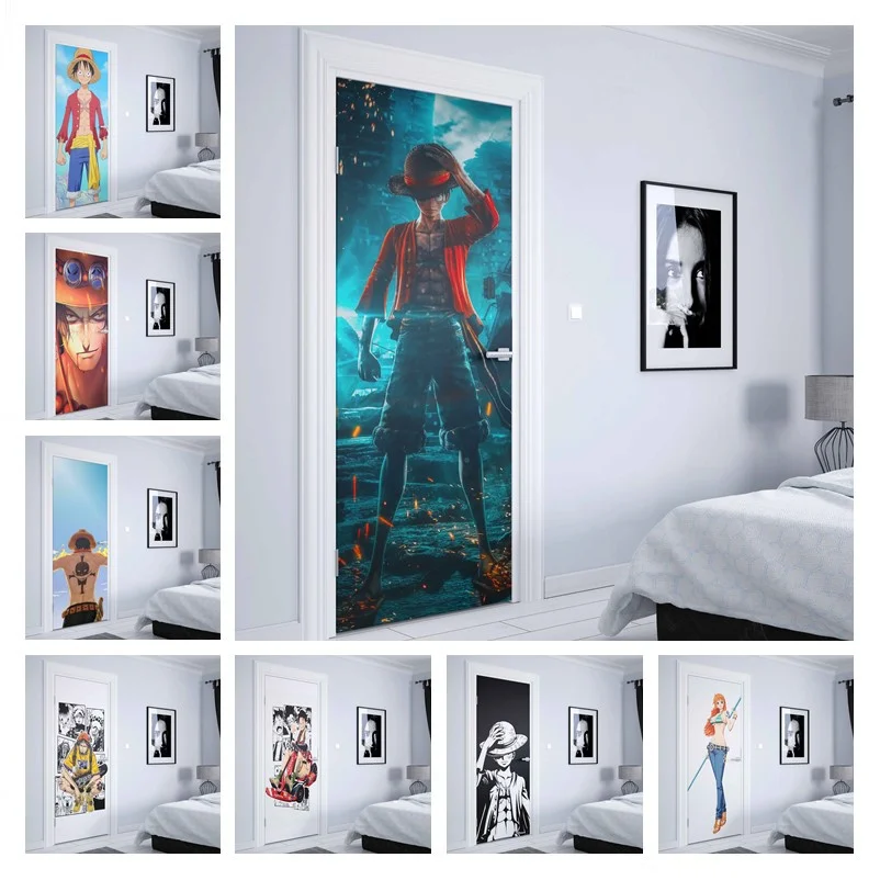 Anime One Piece Decoration Wall Art Door Sticker Porte Door wallpaper Wall Decals PVC Duer Stickers Manga Poster Fridge Bathroom
Anime One Piece Decoration Wall Art Door Sticker Porte Door wallpaper Wall Decals PVC Duer Stickers Manga Poster Fridge Bathroom