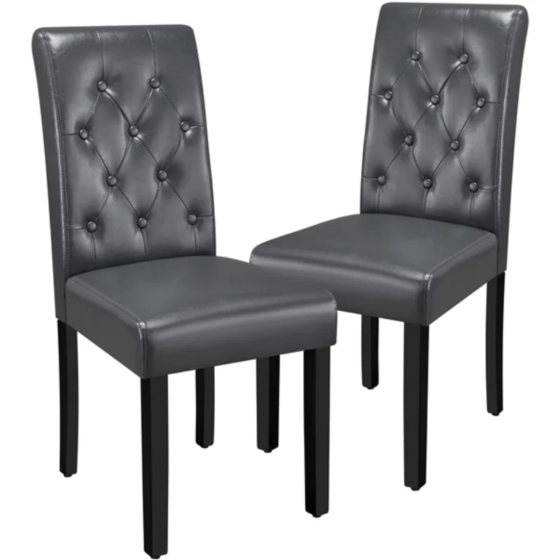 2pcs Modern Tufted Padded Dining Chair with Tall Back, Gray Rubber Wood Legs Elastic Soft Foam Dining Chairs Nordic Furniture
2pcs Modern Tufted Padded Dining Chair with Tall Back, Gray Rubber Wood Legs Elastic Soft Foam Dining Chairs Nordic Furniture