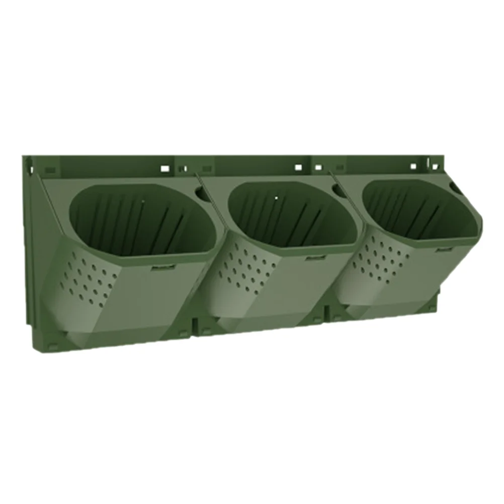 Creative Vertical Wall Planter Garden Wall Mount Pot Living Background Wall for Indoor Outdoor Hall Balcony Garden Mall (Green)
Creative Vertical Wall Planter Garden Wall Mount Pot Living Background Wall for Indoor Outdoor Hall Balcony Garden Mall (Green)