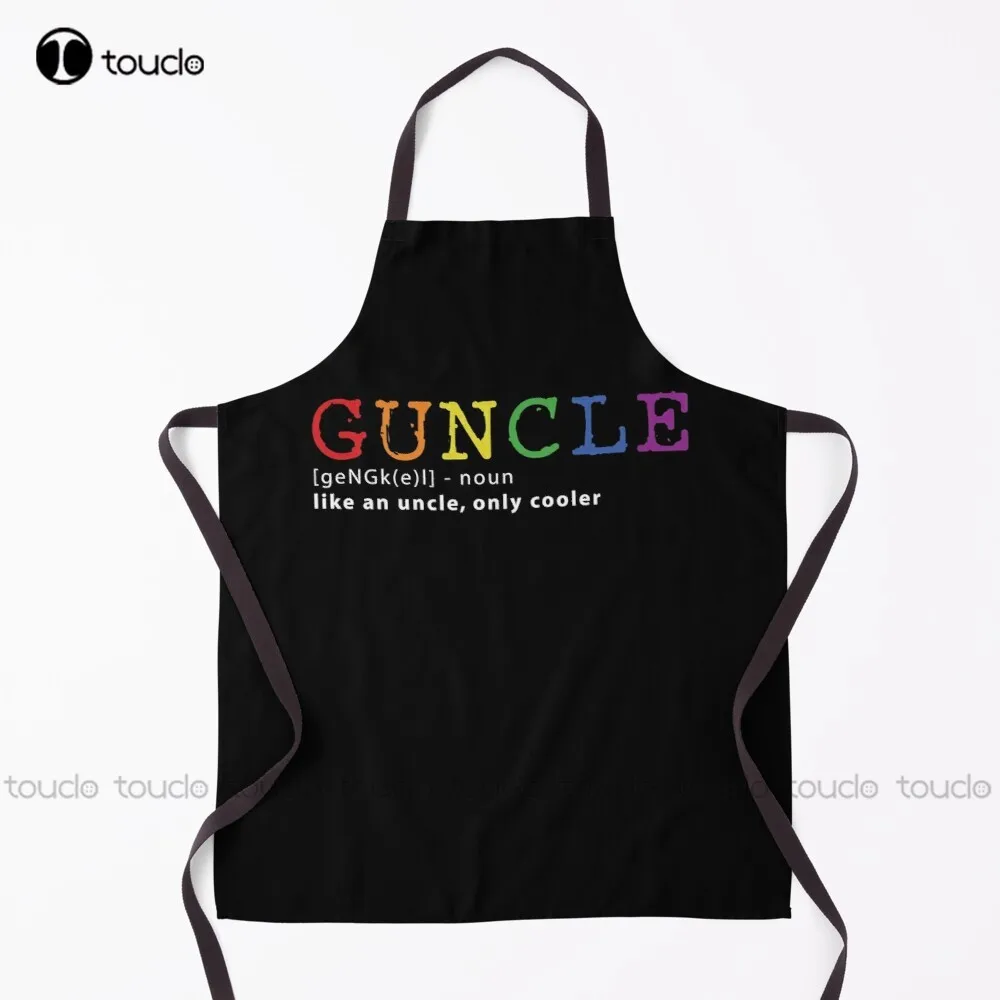 Guncle Definition Gay Pride Funny Gift For Gay Uncle Apron Black Apron Garden Kitchen Customized Unisex Adult Apron 
Guncle Definition Gay Pride Funny Gift For Gay Uncle Apron Black Apron Garden Kitchen Customized Unisex Adult Apron