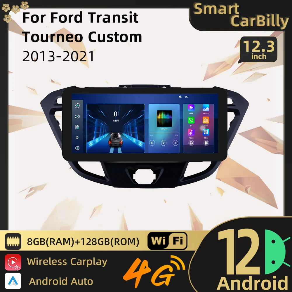 Carplay стерео для Ford Transit Tourneo Custom 2013-2021 автомобильное радио 2 Din Android мультимедийный плеер экран головное устройство навигация
Carplay стерео для Ford Transit Tourneo Custom 2013-2021 автомобильное радио 2 Din Android мультимедийный плеер экран головное устройство навигация