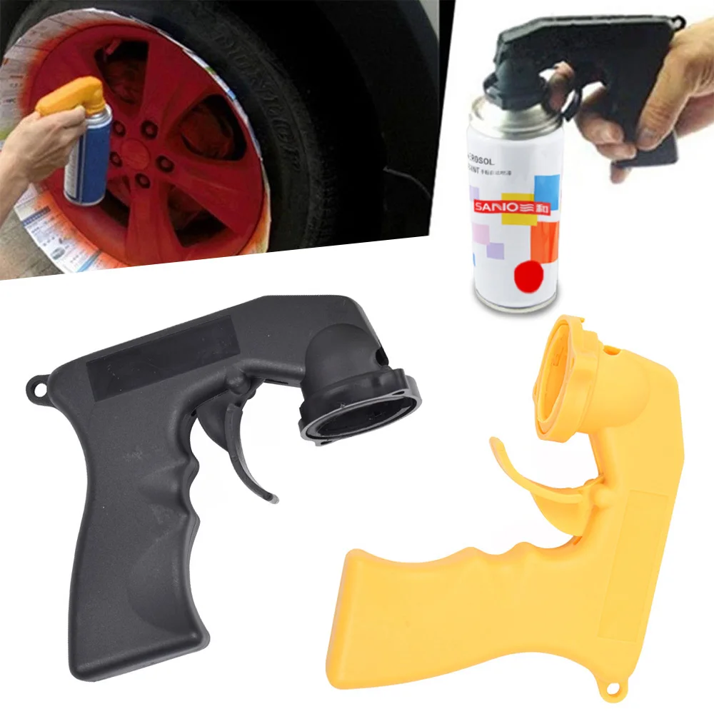 Spray Adaptor Paint Care Aerosol Spray Gun Handle With Full Grip Trigger Locking Collar Maintenance Repair Tools Car Accessories
Spray Adaptor Paint Care Aerosol Spray Gun Handle With Full Grip Trigger Locking Collar Maintenance Repair Tools Car Accessories