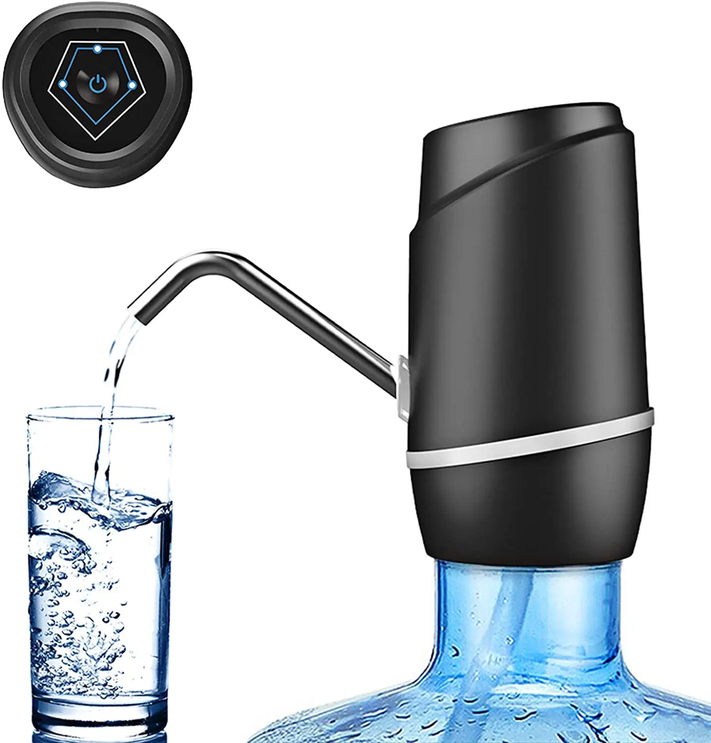 5 Gallon Water Dispenser,Electric Drinking Water Pump Portable Water Dispenser Universal USB Charging Water Bottle Pump
5 Gallon Water Dispenser,Electric Drinking Water Pump Portable Water Dispenser Universal USB Charging Water Bottle Pump