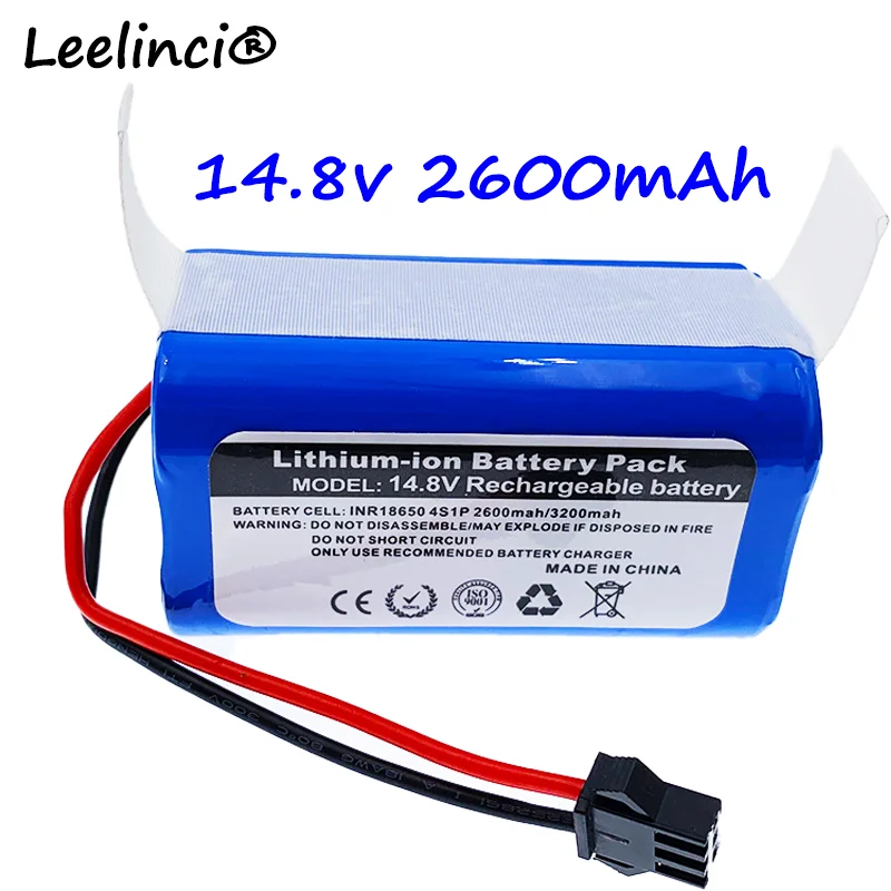 Leelinci 14.8v 2600mAh/3200mAh Rechargeable Battery For ILIFE A4s A6 A9 V7 V7s Pro Replacement Li-Ion Batteries For RobotCleaner
Leelinci 14.8v 2600mAh/3200mAh Rechargeable Battery For ILIFE A4s A6 A9 V7 V7s Pro Replacement Li-Ion Batteries For RobotCleaner