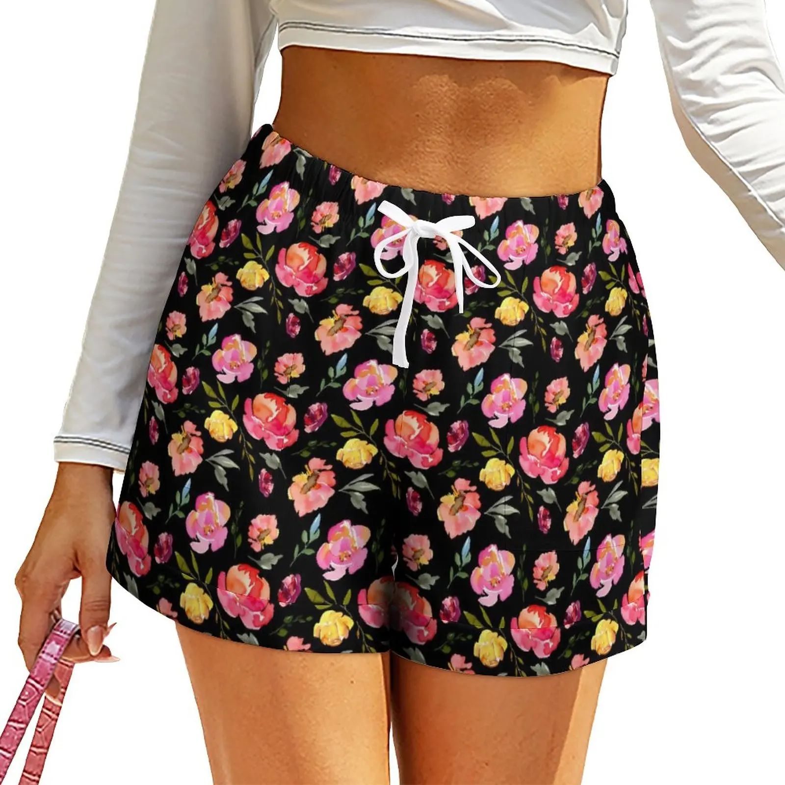 Rose Floral Shorts Female Colorful Flowers Street Style Printed Shorts High Waisted Oversized Short Pants Sport Bottoms
Rose Floral Shorts Female Colorful Flowers Street Style Printed Shorts High Waisted Oversized Short Pants Sport Bottoms