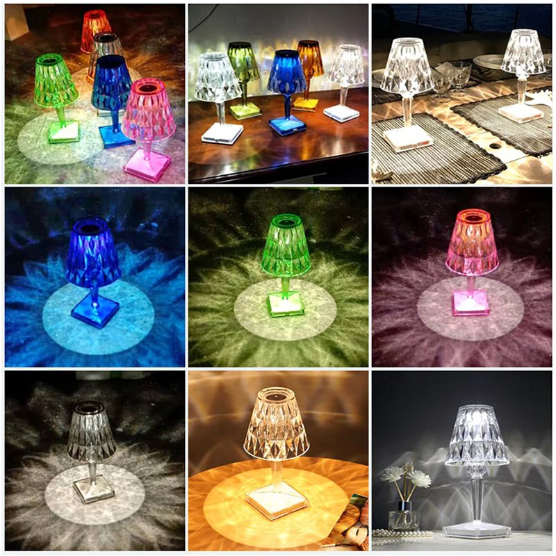 Touch Sensor Diamond Table Lamp Crystal LED Desk Night Light Lamps Decoration Light For Bar Bedroom Bedside Coffee Shop
Touch Sensor Diamond Table Lamp Crystal LED Desk Night Light Lamps Decoration Light For Bar Bedroom Bedside Coffee Shop