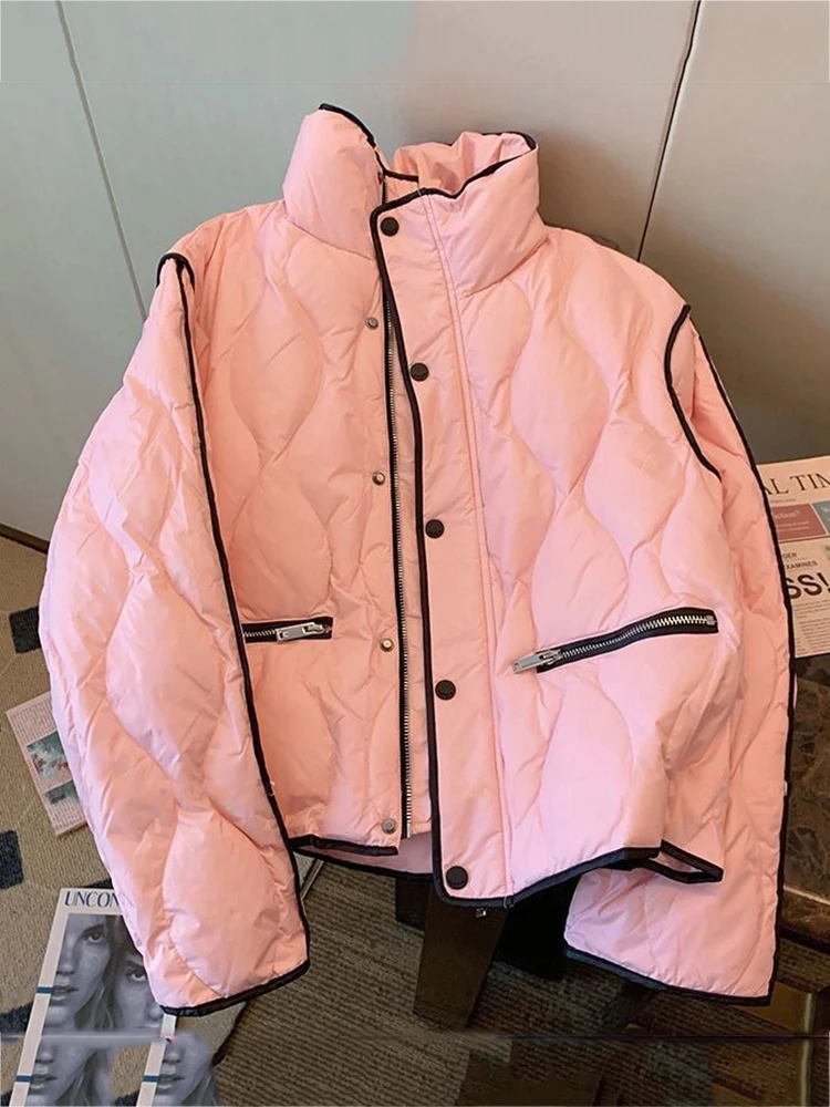 2023 Womens Winter Coat Solid Lightweight Down Jacket Women Casual White Padded Warm Puffer Jacket Warm Female Outwear
2023 Womens Winter Coat Solid Lightweight Down Jacket Women Casual White Padded Warm Puffer Jacket Warm Female Outwear