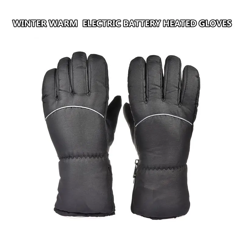 Heated Riding Gloves Warm Waterproof Electric Gloves Black Heated Gloves Elastic Wrist Strap Battery Gloves Winter Supplies For 
Heated Riding Gloves Warm Waterproof Electric Gloves Black Heated Gloves Elastic Wrist Strap Battery Gloves Winter Supplies For