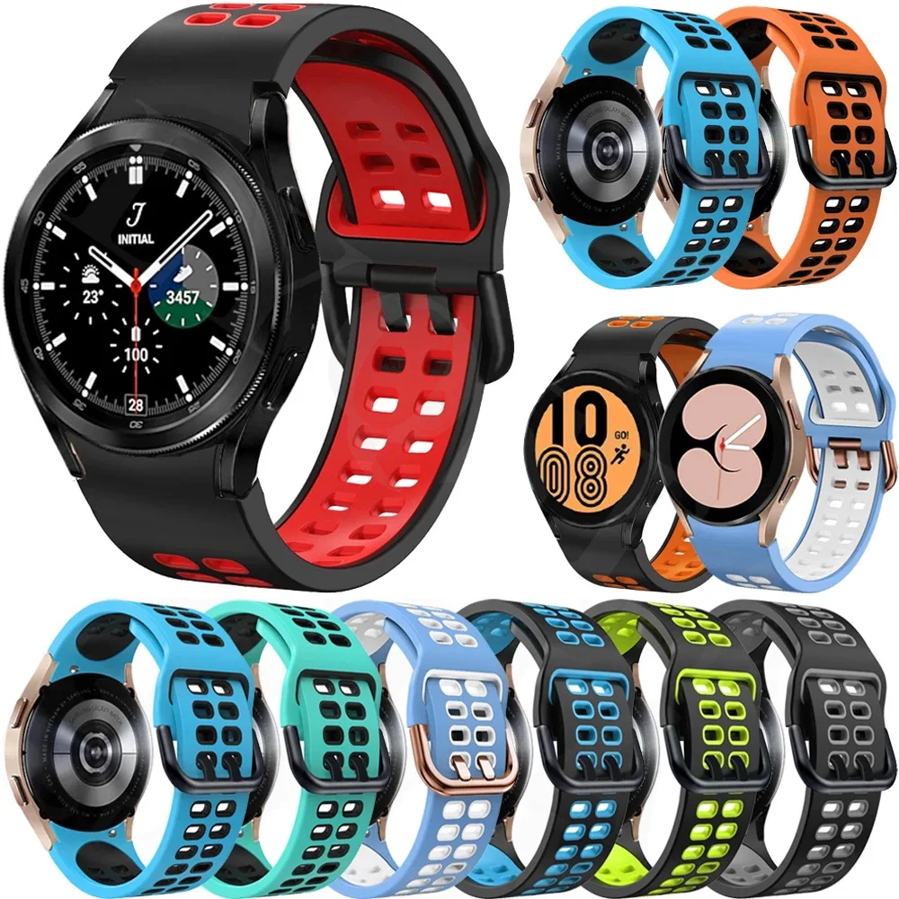 20mm Strap For Samsung Galaxy Watch 4 Classic 42mm 46mm Smart Watch Silicone Sports Bracelet Galaxy Watch 4 40mm 44mm Strap
20mm Strap For Samsung Galaxy Watch 4 Classic 42mm 46mm Smart Watch Silicone Sports Bracelet Galaxy Watch 4 40mm 44mm Strap