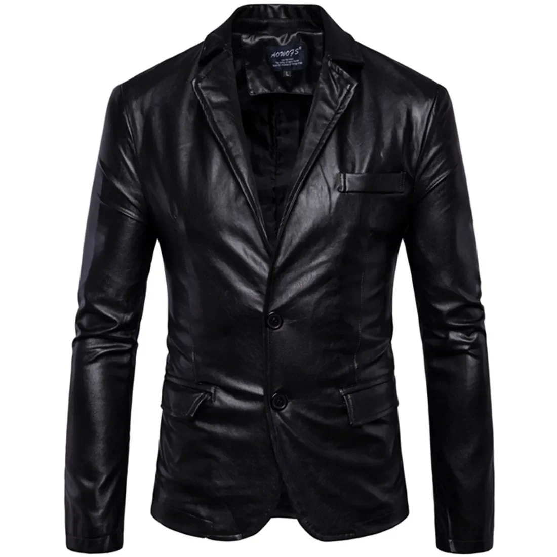 Men's Business Casual Classic Simple Style Solid Color Leather Jacket / 2021 New High Quality Male PU Suit Blazers Coat
Men's Business Casual Classic Simple Style Solid Color Leather Jacket / 2021 New High Quality Male PU Suit Blazers Coat