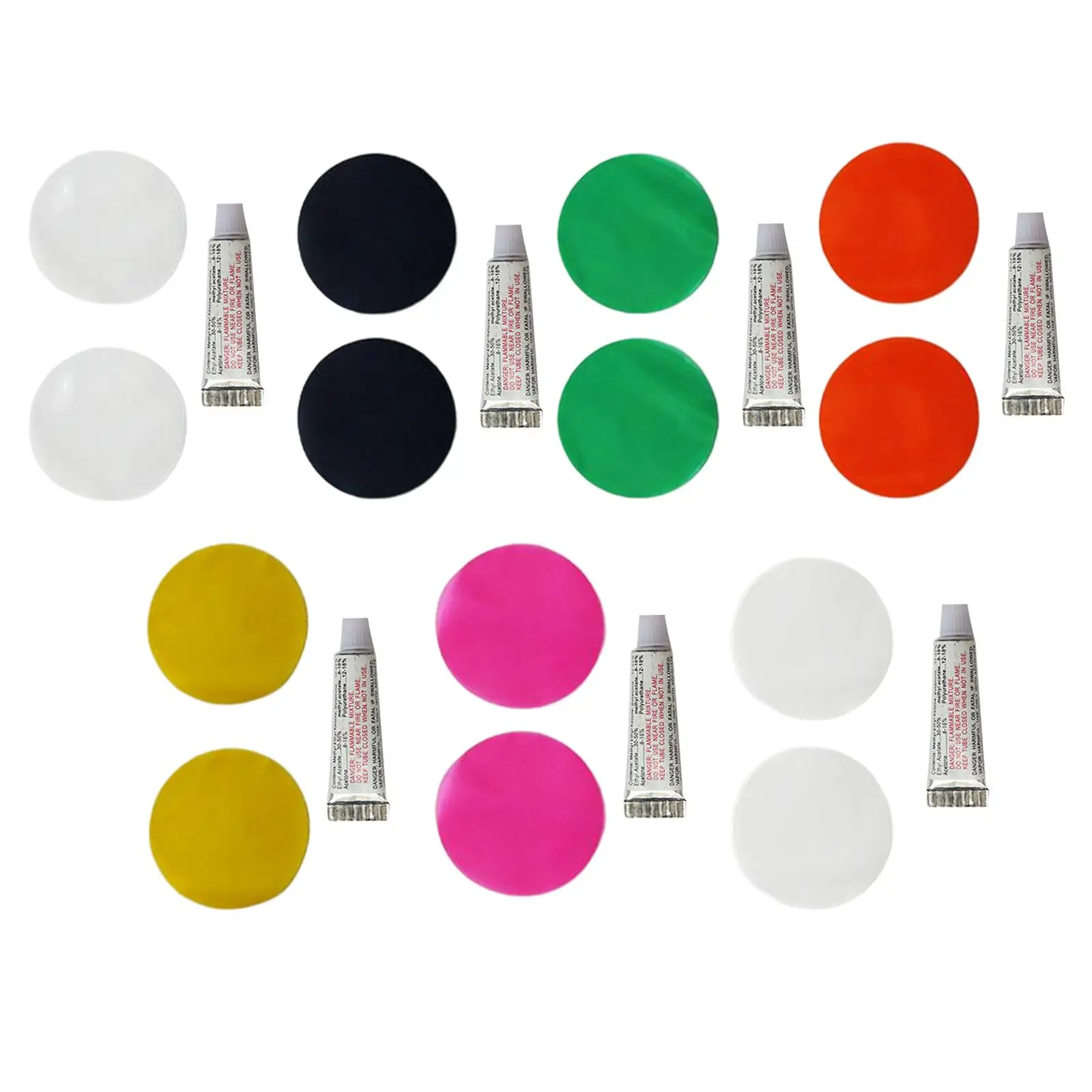 Патчи из ПВХ для ремонта лодок, 2,3 дюйма 
Патчи из ПВХ для ремонта лодок, 2,3 дюйма