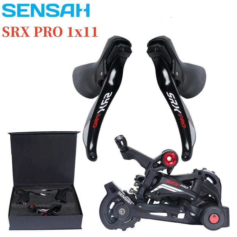 SENSAH SRX PRO 1x11 рычаг переключения передач для дорожного велосипеда + задние переключатели 11 скоростей Дорожный велосипед групповой набор
SENSAH SRX PRO 1x11 рычаг переключения передач для дорожного велосипеда + задние переключатели 11 скоростей Дорожный велосипед групповой набор