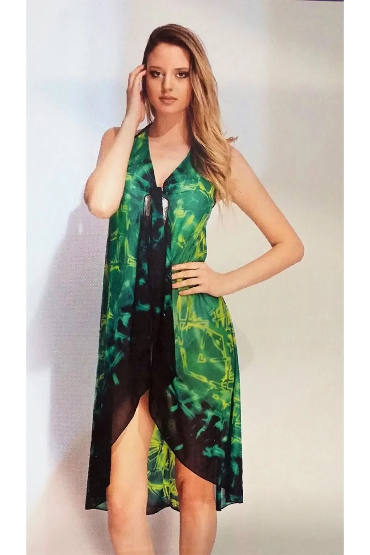 Women's Pareo Front Tie Vest Swimwear Cover Up Dress Sexy Tunic Suit Beachwear Female Beach Bikini Cover Loose Mini Dress
Women's Pareo Front Tie Vest Swimwear Cover Up Dress Sexy Tunic Suit Beachwear Female Beach Bikini Cover Loose Mini Dress