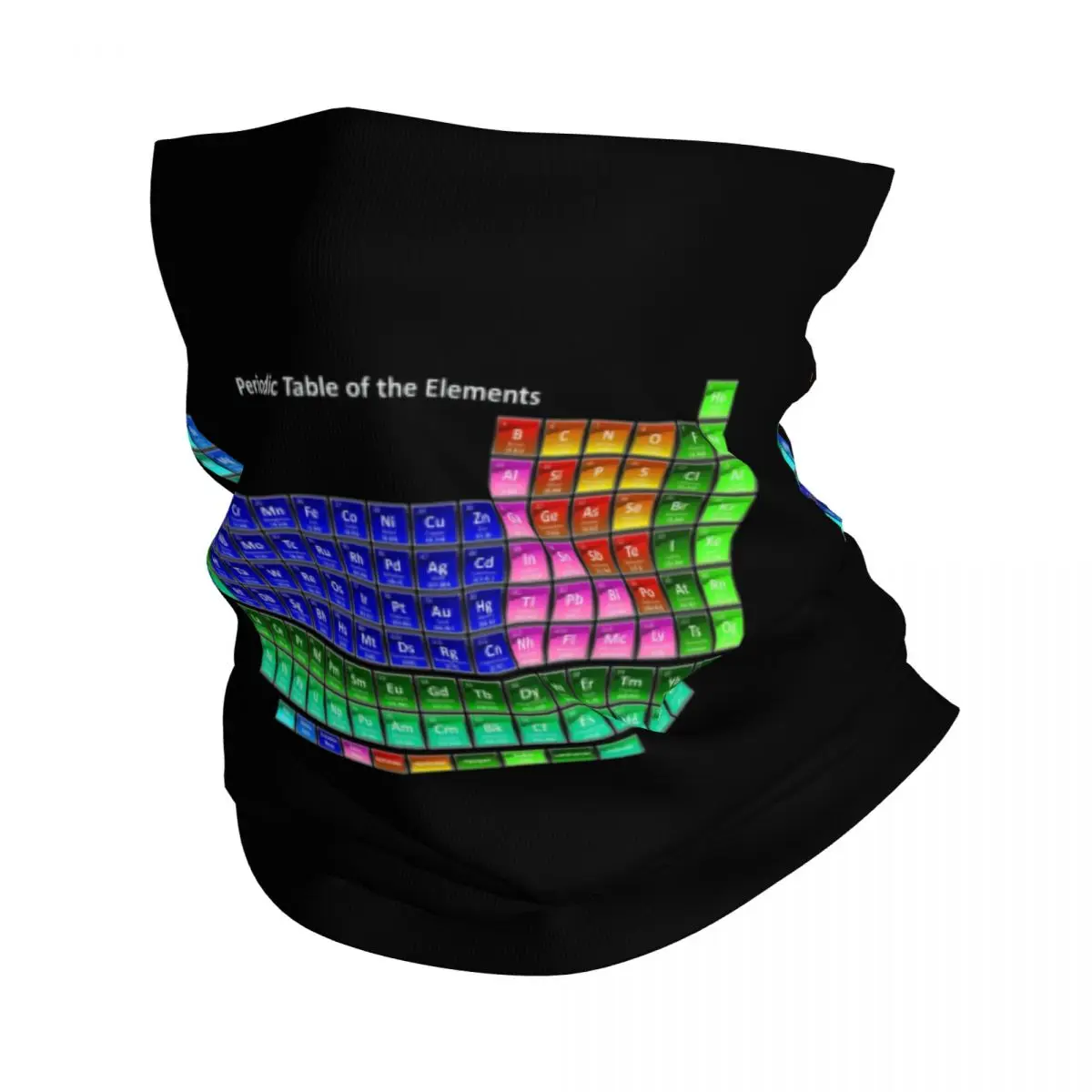 

Periodic Table Of Elements Chemistry Bandana Neck Gaiter Printed Balaclavas Wrap Scarf Multifunctional Headband Hiking for Men