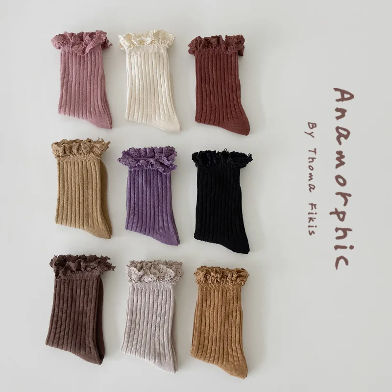 3 Pairs/Lot Baby Girls Socks Striped Long Socks Kids Knee Length Soft Cotton Socks Lace Mid Tube Girls Socks For 0-8 Years
3 Pairs/Lot Baby Girls Socks Striped Long Socks Kids Knee Length Soft Cotton Socks Lace Mid Tube Girls Socks For 0-8 Years