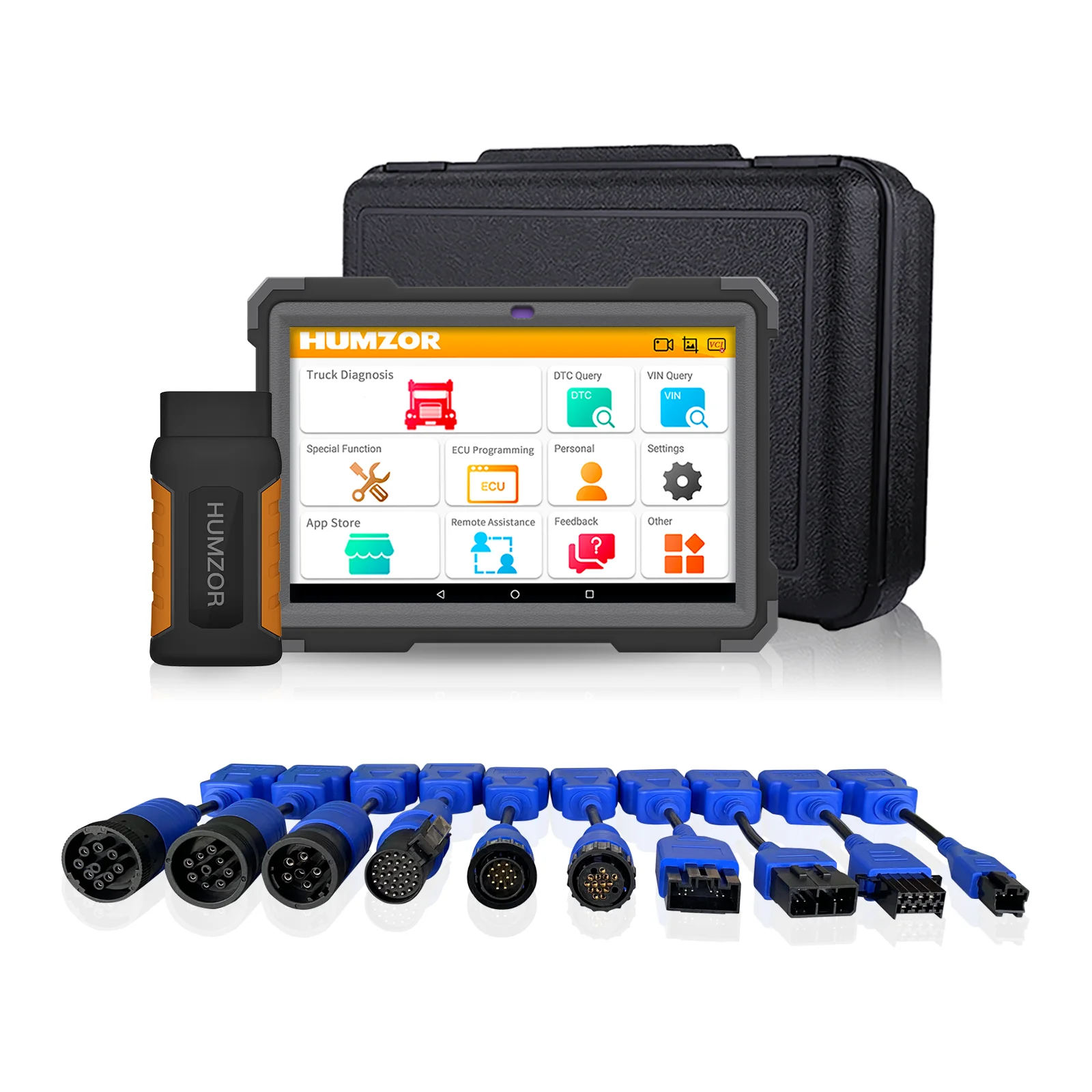 Humzor NexzDAS ND566 E Lite Heavy Duty Truck Full System Diagnostic Scanner For 12-24V Diesel Vehicles OBD2 Tools
Humzor NexzDAS ND566 E Lite Heavy Duty Truck Full System Diagnostic Scanner For 12-24V Diesel Vehicles OBD2 Tools
