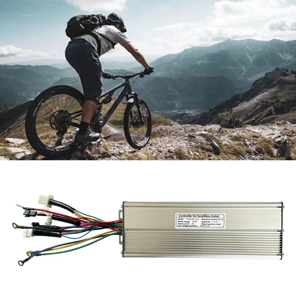 Ebike Controller Wear-resistance With Lightline Aluminum + Plastic DC 48V Electric Bike For 3000W Brushless KT-50A
Ebike Controller Wear-resistance With Lightline Aluminum + Plastic DC 48V Electric Bike For 3000W Brushless KT-50A