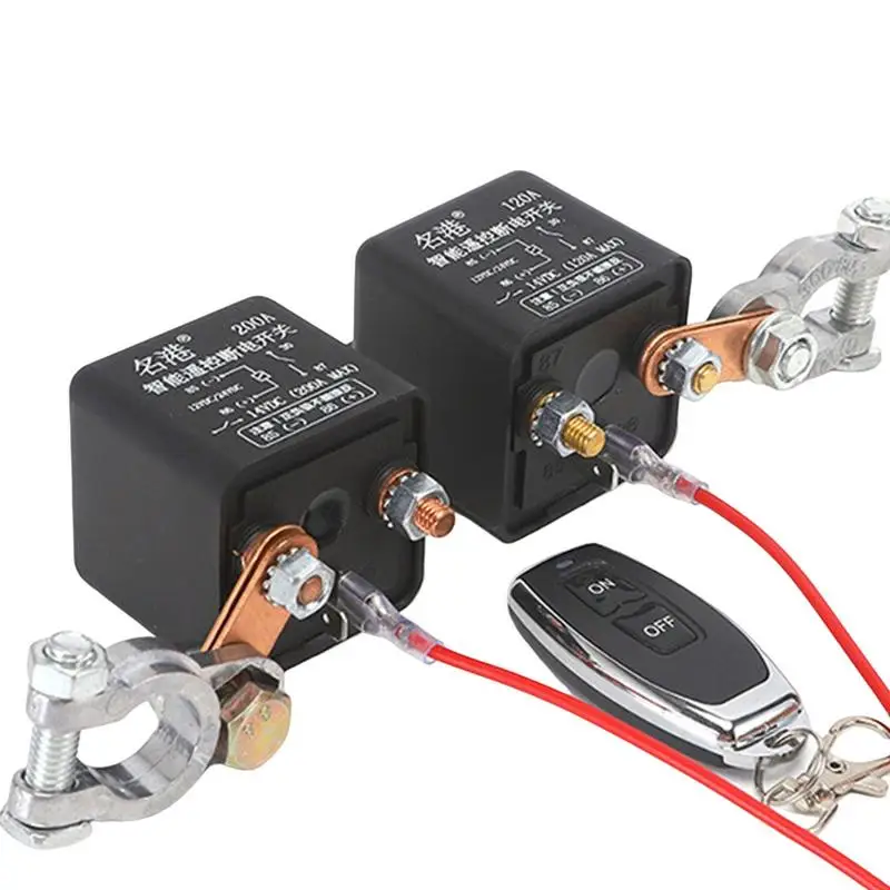 Car Remote Battery Switch Relay 12/24V Automotive Integrated Wireless Remote Control Disconnect Cut Off Isolator Master Switch
Car Remote Battery Switch Relay 12/24V Automotive Integrated Wireless Remote Control Disconnect Cut Off Isolator Master Switch