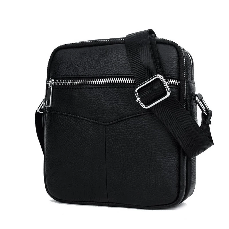 BULLCAPTAIN Fashion Genuine Leather Shoulder Bag Men Causal Crossbody Bags Small Brand Double Zipper Male Messenger Bags
BULLCAPTAIN Fashion Genuine Leather Shoulder Bag Men Causal Crossbody Bags Small Brand Double Zipper Male Messenger Bags
