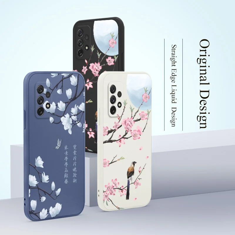 Peach Blossom Camera Lens Protect Case For Samsung A72 A52 A42 A32 A22 A21S A02S A12 A02 A71 A51 A41 A31 Soft Liquid Phone Cover
Peach Blossom Camera Lens Protect Case For Samsung A72 A52 A42 A32 A22 A21S A02S A12 A02 A71 A51 A41 A31 Soft Liquid Phone Cover