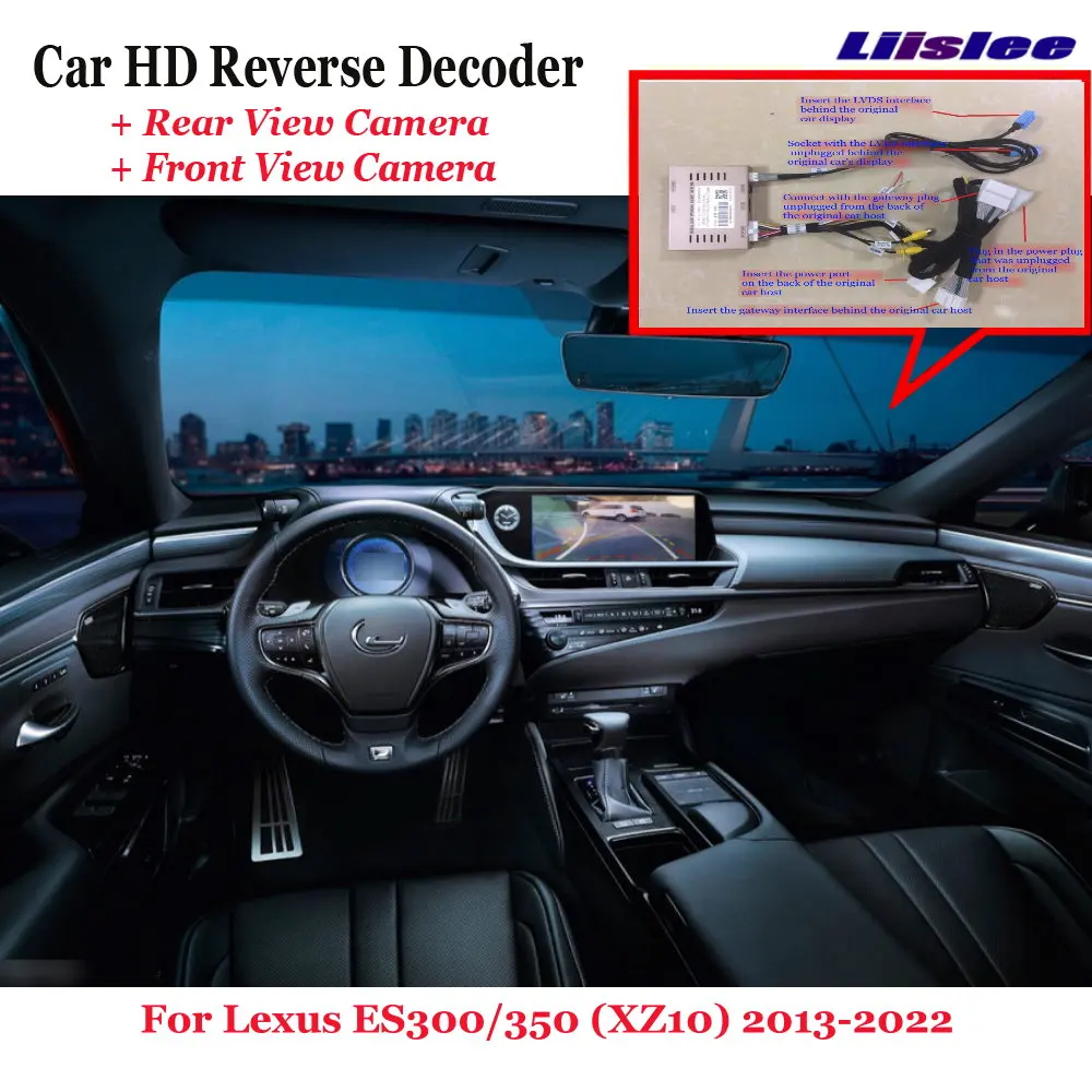 Car DVR Rearview Front Camera Reverse Image Decoder For Lexus ES300/350 (XZ10) 2013-2022 Original Screen Upgrade
Car DVR Rearview Front Camera Reverse Image Decoder For Lexus ES300/350 (XZ10) 2013-2022 Original Screen Upgrade