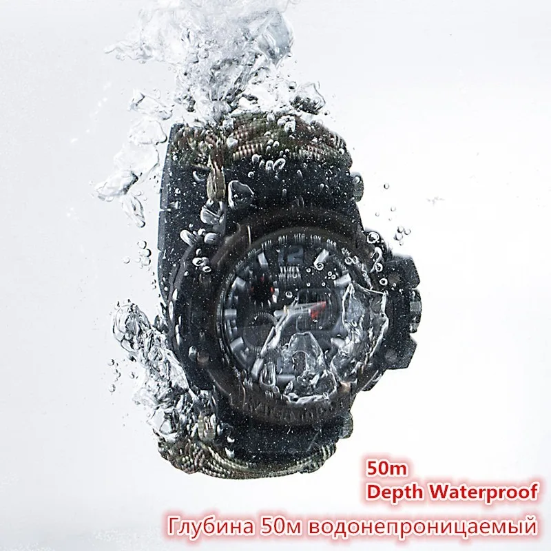 Watch Multifunctional Waterproof Military Tactical Paracord Watch Bracelet Camping Hiking Emergency Gear EDC часы женские
Watch Multifunctional Waterproof Military Tactical Paracord Watch Bracelet Camping Hiking Emergency Gear EDC часы женские
