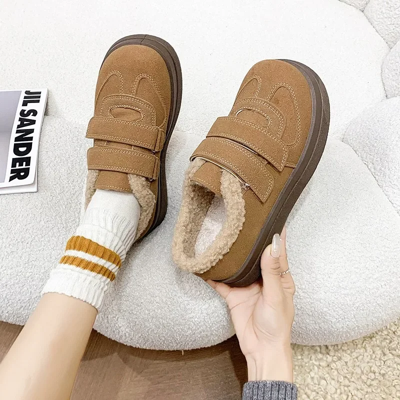 New Winter Retro Women Snow Warm Suede Leather Lazy Loafers Boots Shoes Woman Lady Female Flat Bottine Botas Boots Mujer Shoes
New Winter Retro Women Snow Warm Suede Leather Lazy Loafers Boots Shoes Woman Lady Female Flat Bottine Botas Boots Mujer Shoes