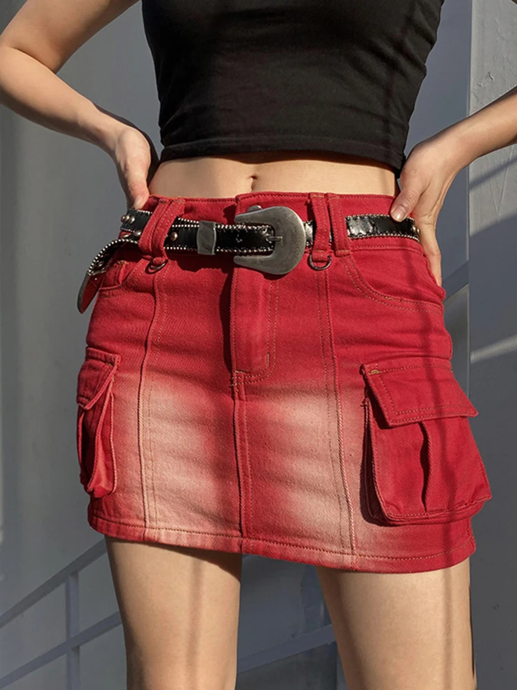 Kalevest Y2K Trashy Micro Skirts Red Rock Ladies Women Skirts Korean Style Low Rise Denim Skirts Sexy Solid Color Clothing 2023
Kalevest Y2K Trashy Micro Skirts Red Rock Ladies Women Skirts Korean Style Low Rise Denim Skirts Sexy Solid Color Clothing 2023