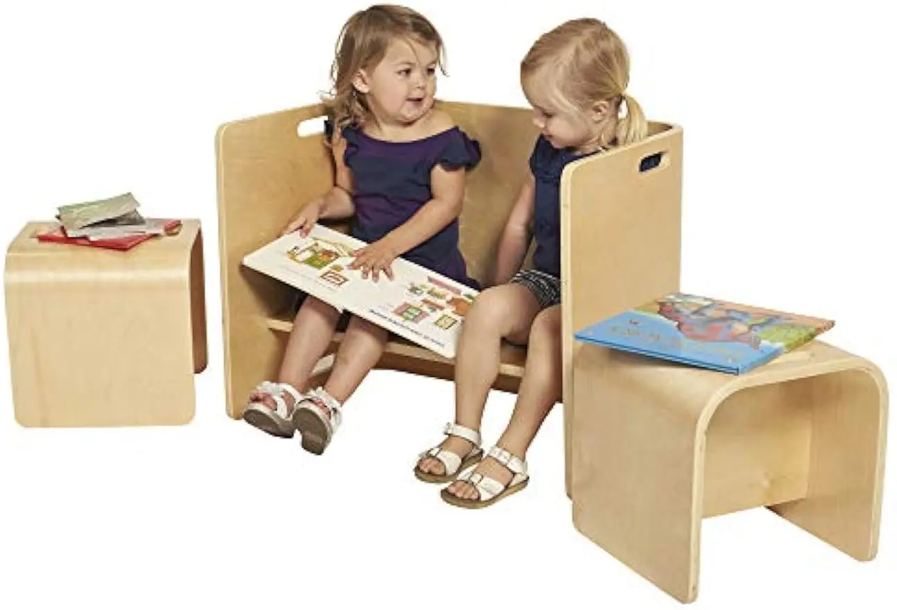 ECR4Kids Bentwood Multipurpose Table and Chair Set, Kids Furniture, Natural, 3-Piece
ECR4Kids Bentwood Multipurpose Table and Chair Set, Kids Furniture, Natural, 3-Piece