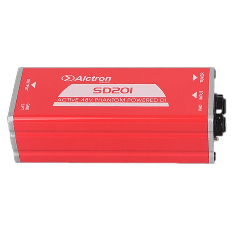 Alctron SD201 Active DI Box Impedance Transformation DIBOX Professional Stage Effects Direct Connect Box
Alctron SD201 Active DI Box Impedance Transformation DIBOX Professional Stage Effects Direct Connect Box