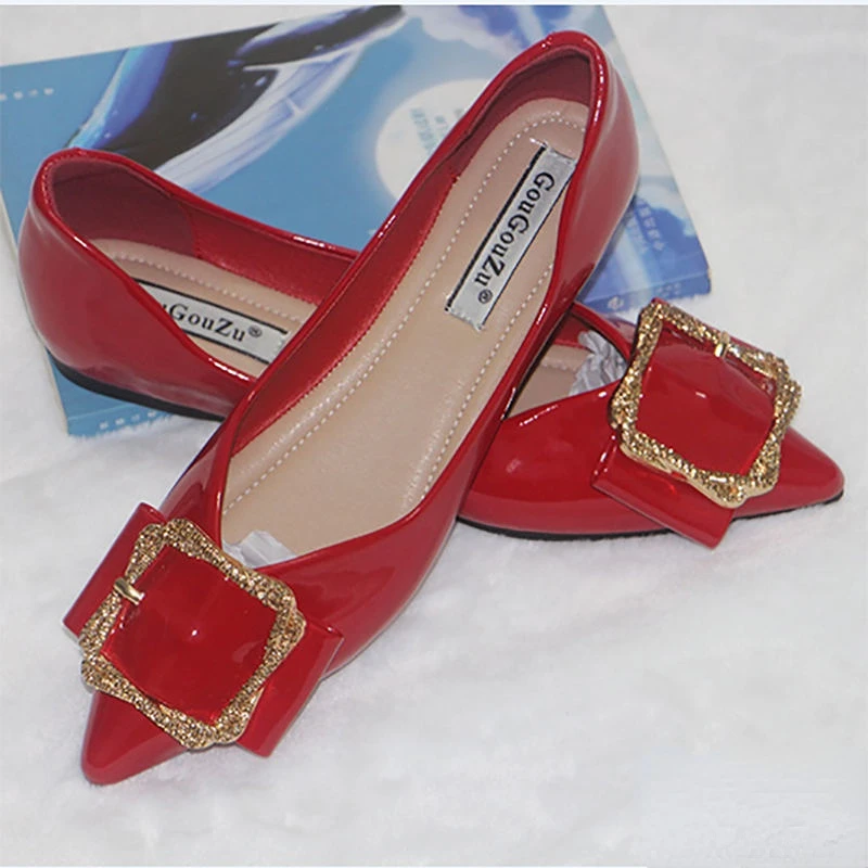 Patent Leather Designer Shoes Women Flat Inner Heightening Red Work Leather Ballet Shoes Pointed Toe Ladies Dress Shoes 2023 New
Patent Leather Designer Shoes Women Flat Inner Heightening Red Work Leather Ballet Shoes Pointed Toe Ladies Dress Shoes 2023 New