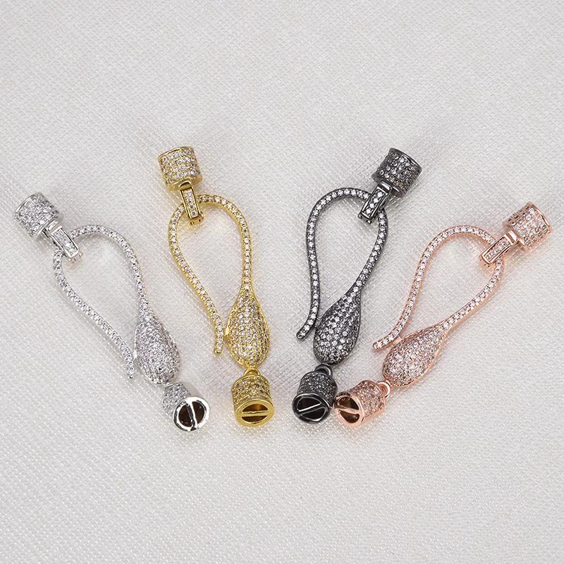 Inlaid Zircon Metal Connector Clasp for Jewelry Necklace Chains for Jewelri Making Earrings Bracelet for Women items wholesale
Inlaid Zircon Metal Connector Clasp for Jewelry Necklace Chains for Jewelri Making Earrings Bracelet for Women items wholesale